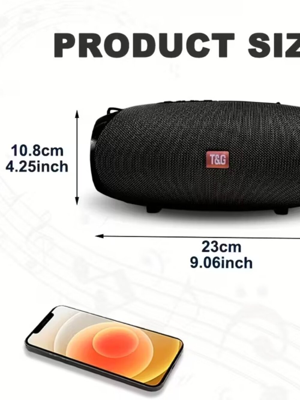 Blue Wireless Speaker with Dual Speakers - Picture 2 of 6